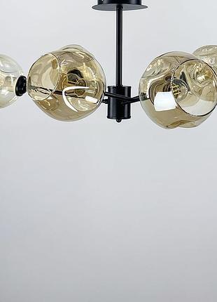 Стельовий лофт люстра з відкритими плафонами 189 274