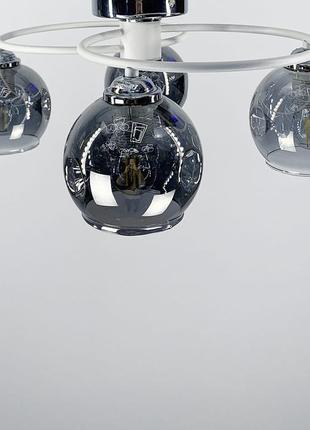 Стельовий лофт люстра, люстра-орбіта 190_2774 фото