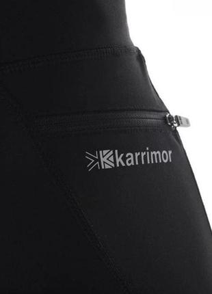 Леггинсы лосины беговые мужские чёрные karrimor x lite2 фото