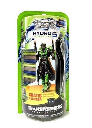 Станок для бритья wilkinson sword hydro 5 transformers edition + 4 сменные кассеты