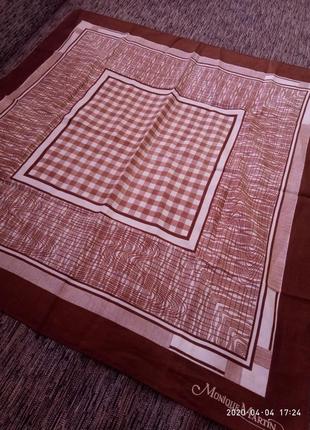 Винтажный платок monique martin,