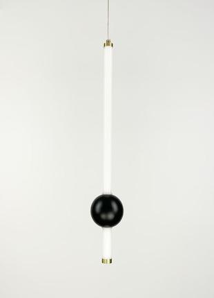 Дизайнерский светильник в черном цвете.4 фото