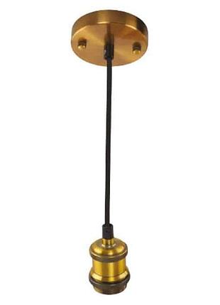 Світильник підвісний tesla е27 золото