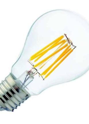 Світлодіодна лампа filament globe-8 8w е27 2700к