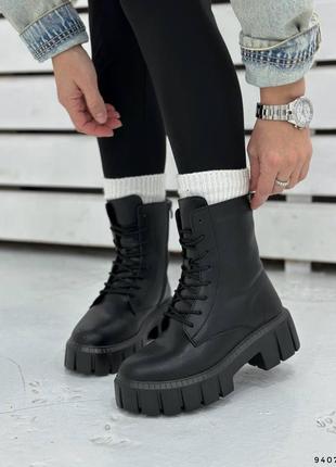 36рр ботинки женские черные зима