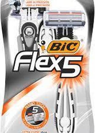 Бритва bic flex 5 dispo 3 шт. (3086123492868) верстати бік 5 флекс комфорт