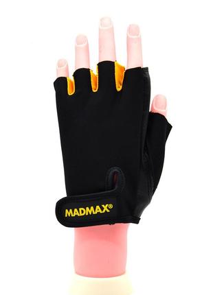 Перчатки для фитнеса и тяжелой атлетики madmax mfg-251 rainbow orange l2 фото