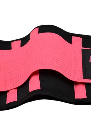 Пояс компрессионный для похудения и поддержки madmax mfa-277 slimming belt black/neon pink m7 фото