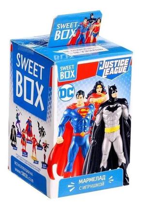 Ліга справедливості justice league світбокс sweet box мармелад з іграшкою в коробочці
