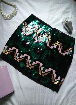 Спідниця в паетках