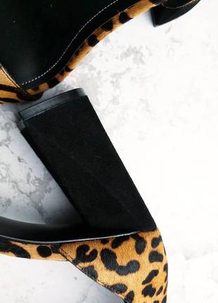 Kendall + kylie босоножки на широком каблуке из меха пони под леопард2 фото