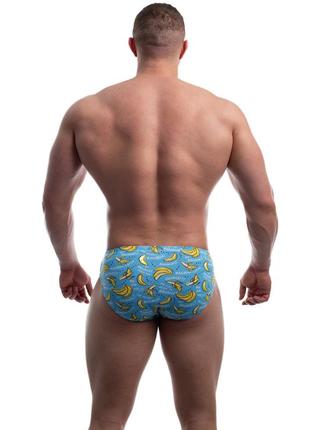 Bono труси чоловічі плавки сліпи 950406 блакитні принт банан