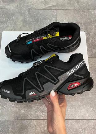 Кросівки salomon speedcross 3 black grеy (рр 41-45)