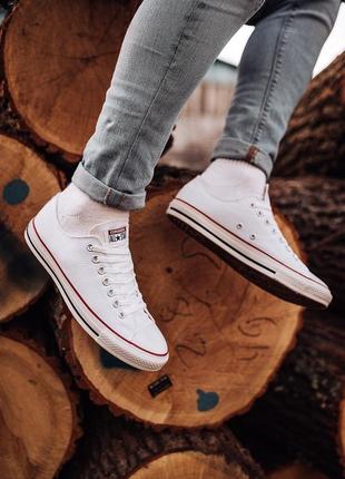 Кроссовки converse “white“7 фото