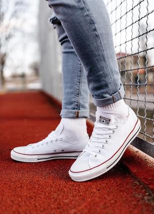 Кроссовки converse “white“9 фото