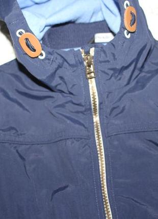 Стильная синяя куртка ветровка george на 8-9 лет3 фото