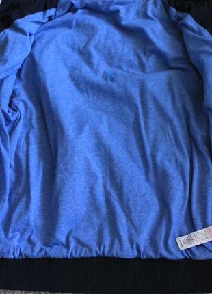 Стильная синяя куртка ветровка george на 8-9 лет5 фото