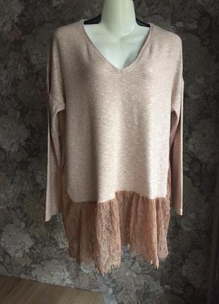 Zara s кофта, блузка/ блуза, туника, свитер 4