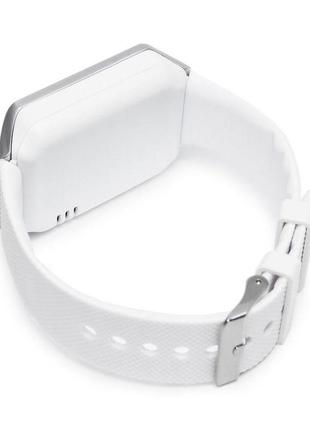 Ремінець до розумного годинника smart watch dz09 білий.7 фото