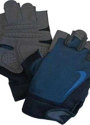 Перчатки для фитнеса и тяжелой атлетики nike m ultimate fg синий, черный xl (n.100.7559.412 xl)1 фото
