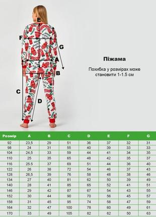 Детская пижама | с начесом | 100% хлопок | 92, 98, 104, 110, 116, 112 | идеальный новогодний подарок	 для5 фото