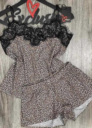 Новая женская легенькая пижама двойка.