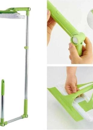 Телескопическая щетка швабра для мытья окон mop aa11-2