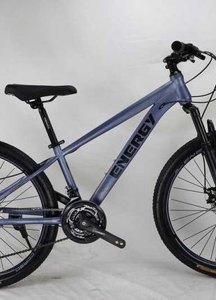 Велосипед спортивний corso 26" дюймів energy en-26756 рама сталева 13'', обладнання shimano 21