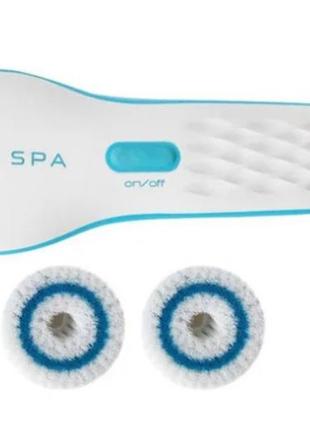 Электрическая щетка массажная для чистки лица и тела spin spa face3 фото