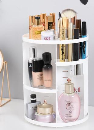 Органайзер для косметики 360°, що обертається rotation cosmetic organizer універсальний складний органайзер4 фото