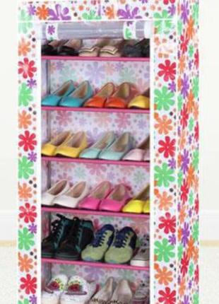 Складной шкаф-органайзер для обуви на 5 полок wj 888-5