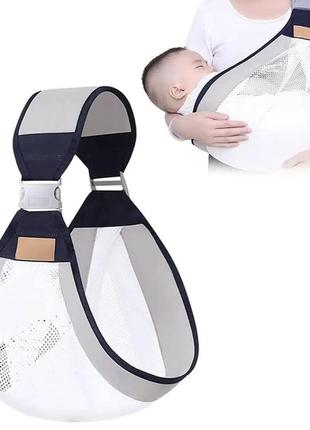 Кенгуру-переноска для новонароджених baby sling3 фото