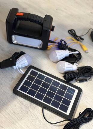 Система  освещения solar фонарь на аккумуляторе с солнечной панелью6 фото