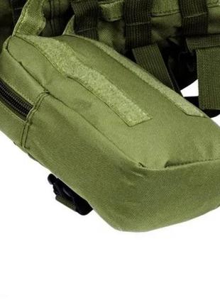 Тактический армейский рюкзак олива с подсумками5 фото