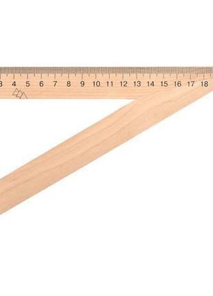 Треугольник 22 см деревянный (60*90*30)
