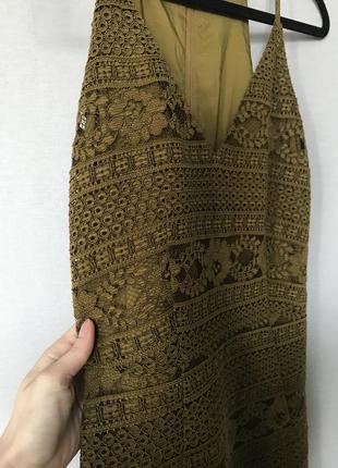 Сукня гірчичного кольору3 фото