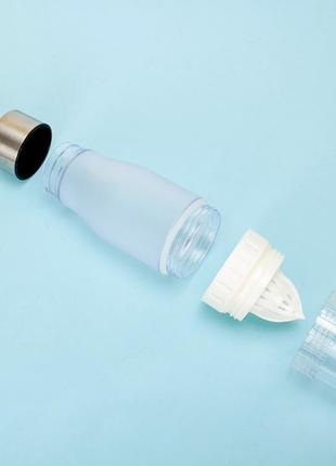 Спортивна пляшка соковижималка h2o drink more water колір в асортименті9 фото