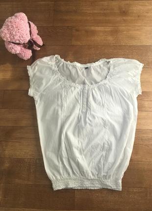 Белая хлопковая блуза оверсайз индия. блуза хлопок лето. блуза one size