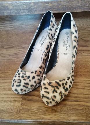 Туфли new look размер 37-38 в леопардовый принт3 фото