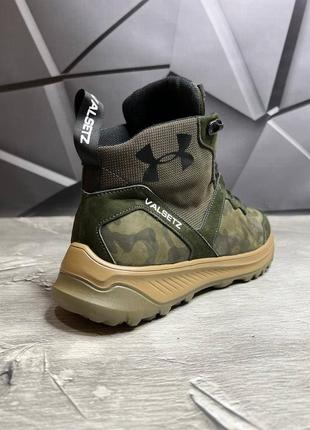 Кроссовки зимние мех кожаные в стиле under armour5 фото