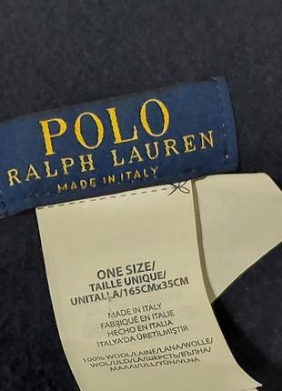 Мужской шерстяной шарф ralph lauren polo3 фото