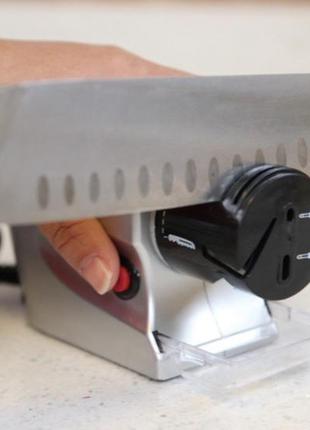 Электрическая точилка для ножей и ножниц electric knife sharpener станок проводной для заточки лезвий3 фото