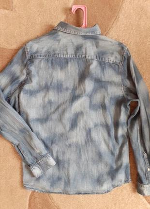 Джинсовая рубашка джинсовка3 фото