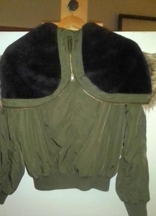 Классная куртка-аляска-бомбер бренда primark, размер xs, 42-44 размер3 фото