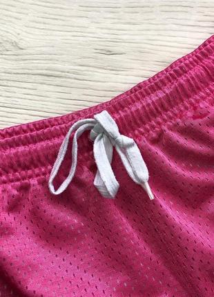 Винтажные спортивные шорты nike w vintage mesh dri-fit drawstring training shorts pink5 фото