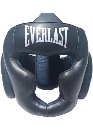 Шлем-маска тренировочная каратэ everlast профи xl стрейч черный
