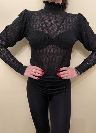 Блузка мереживна zara