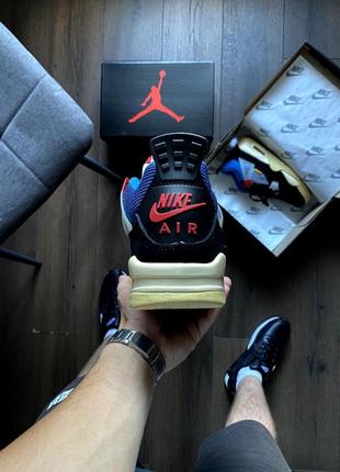 Nike air jordan 4 retro off noir7 фото