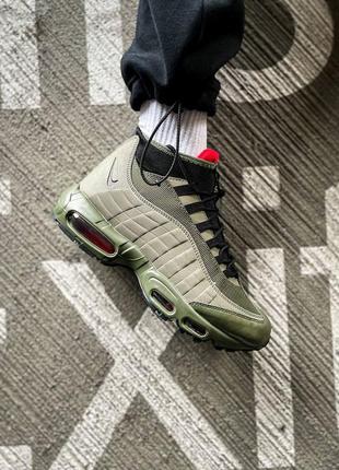 Nike air max 95 sneakerboot кросівки зимові термо1 фото