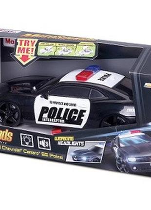 Машинка іграшкова chevrolet camaro ss rs (police), масштаб 1:24